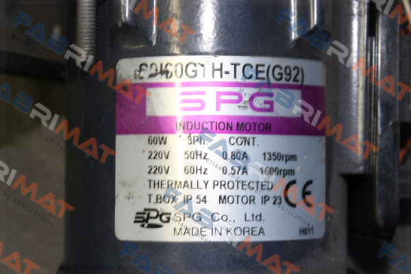 S9I60GTH-TCE(G92) Spg Motor