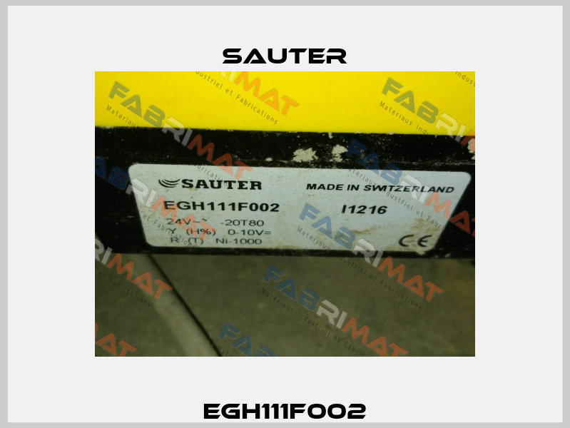 EGH111F002 Sauter