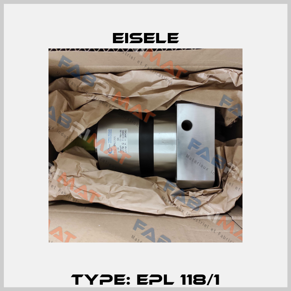 Type: EPL 118/1 Eisele