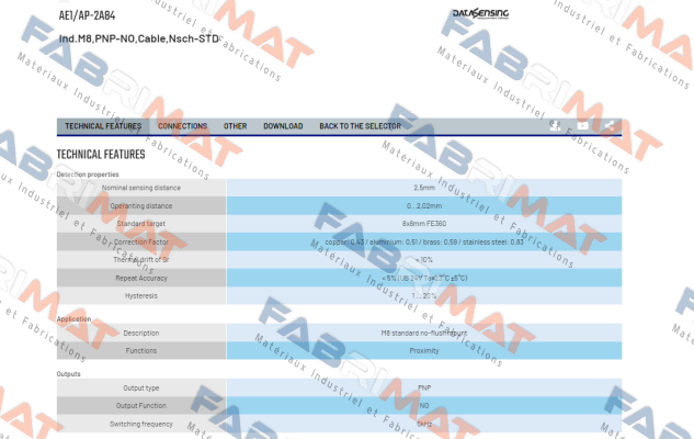 AE1/AP-2A84 Micro Detectors / Diell (now Datasensing)