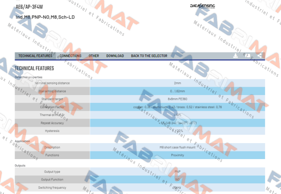 AE6/AP-3F4W Micro Detectors / Diell (now Datasensing)