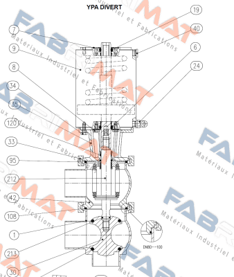 Pos. No. 213 For YPA 50 Divert  Bardiani Valvole