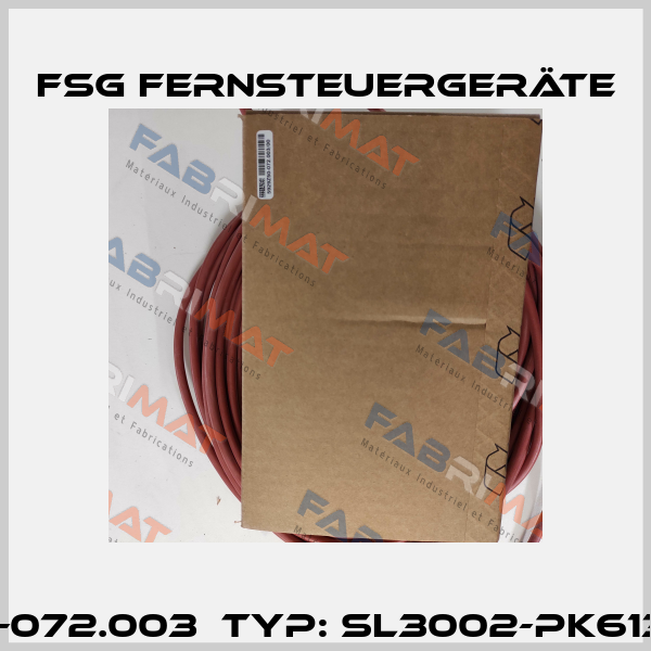 5929Z50-072.003  Typ: SL3002-PK613/GS55-01 FSG Fernsteuergeräte