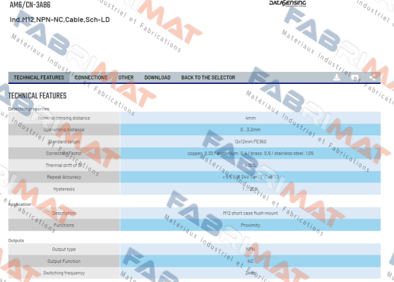 AM6/CN-3A86 Micro Detectors / Diell (now Datasensing)