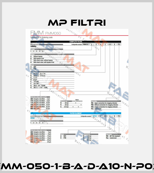 FMM-050-1-B-A-D-A10-N-P03 MP Filtri