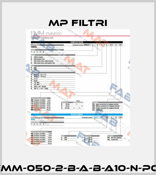 FMM-050-2-B-A-B-A10-N-P01 MP Filtri