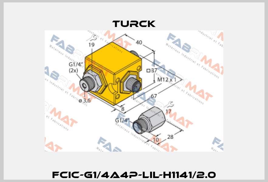 FCIC-G1/4A4P-LIL-H1141/2.0 Turck