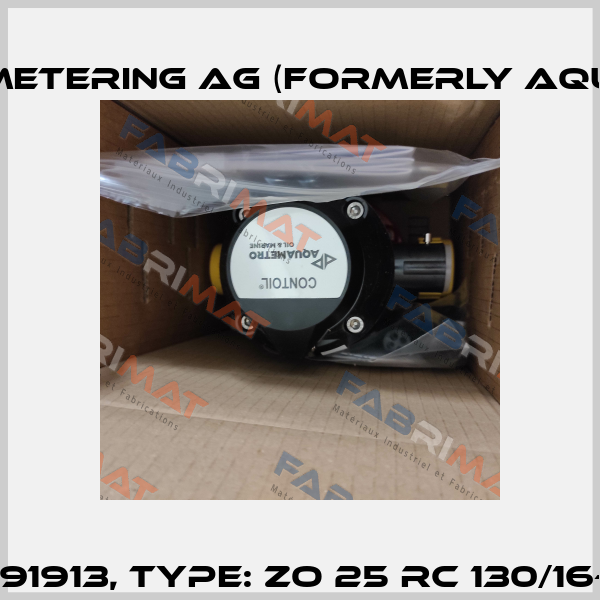 P/N: 91913, Type: ZO 25 RC 130/16-IN0,1 Integra Metering AG (formerly Aquametro)
