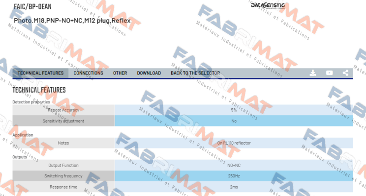 FAIC/BP-0EAN Micro Detectors / Diell