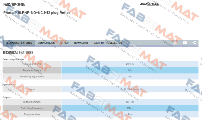 FAIC/BP-3EDA Micro Detectors / Diell