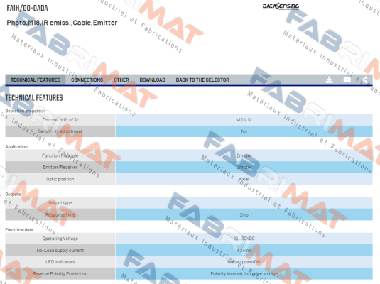 FAIH/00-0ADA Micro Detectors / Diell (now Datasensing)