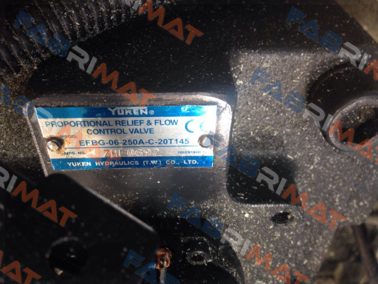 EFBG-06-250A-C-20T145 EC:8481 2010  Yuken