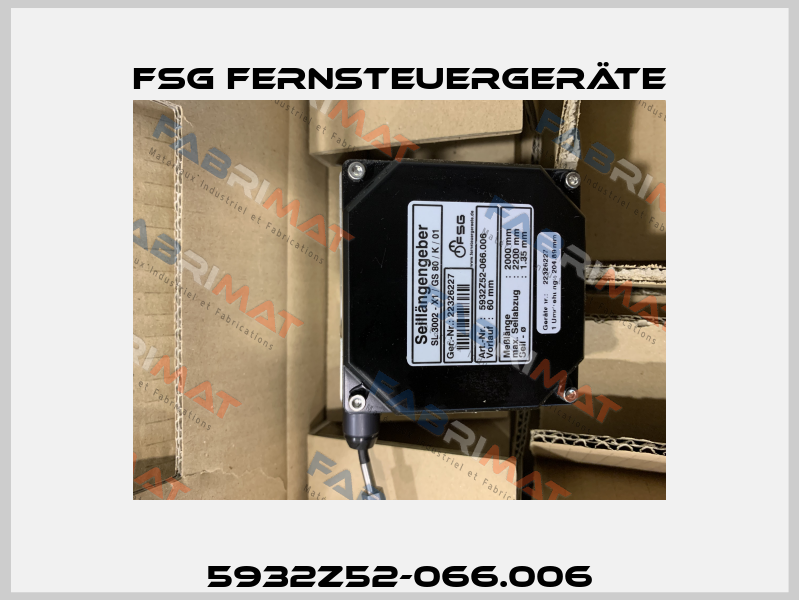 5932Z52-066.006 FSG Fernsteuergeräte