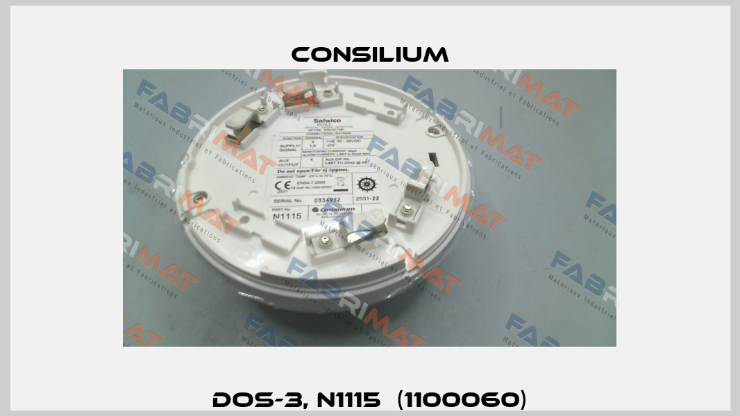 DOS-3, N1115  (1100060) Consilium