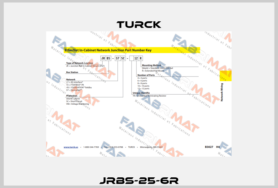 JRBS-25-6R Turck