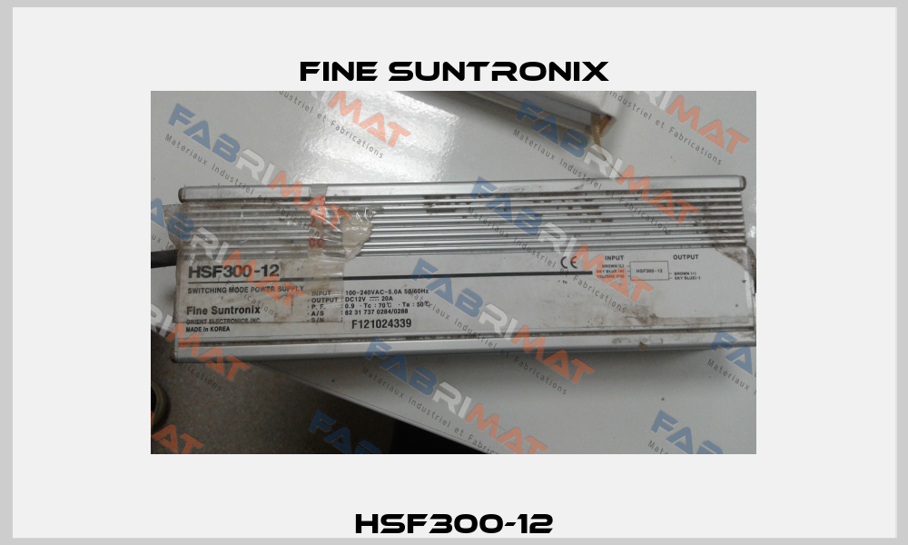 HSF300-12 Fine Suntronix