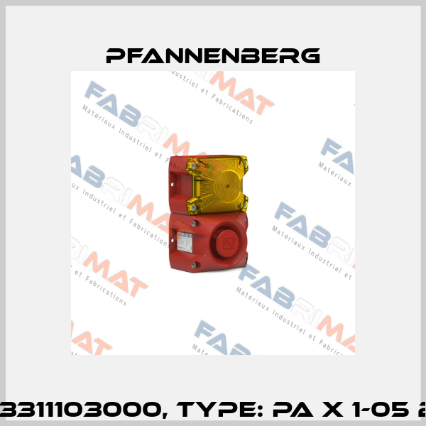 Art.No. 23311103000, Type: PA X 1-05 230 AC GE Pfannenberg