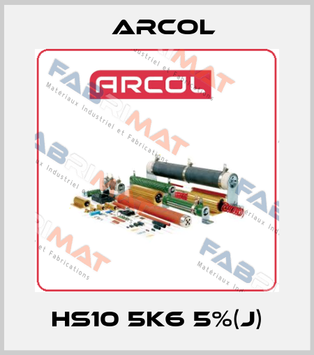 HS10 5K6 5%(J) Arcol