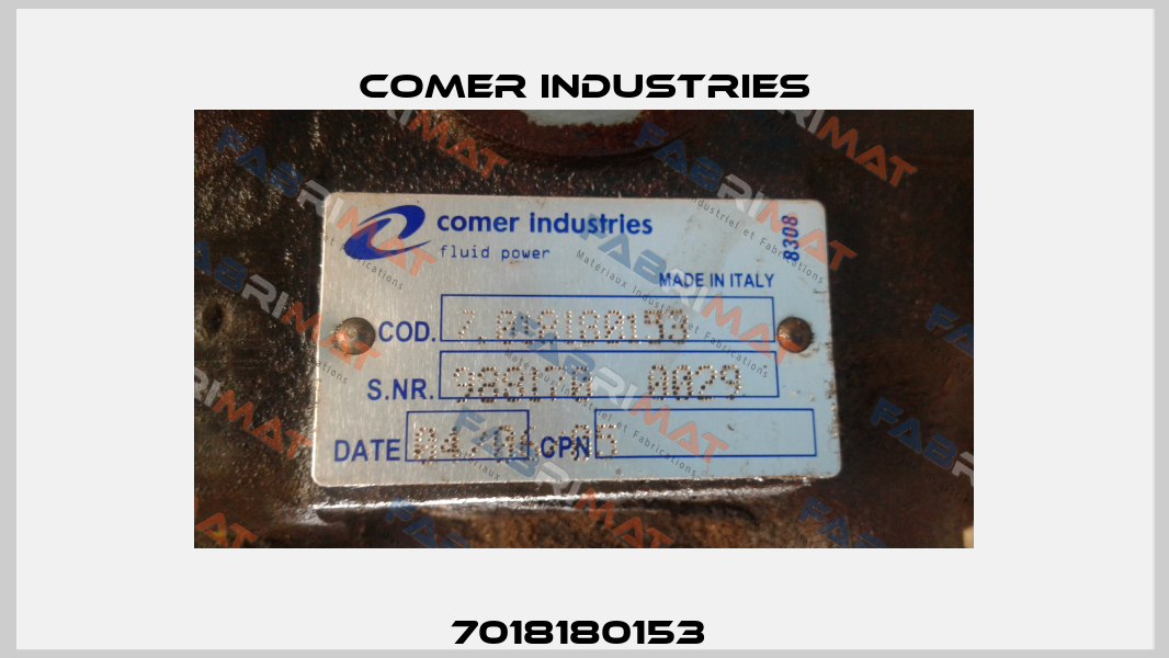 7018180153  Comer Industries