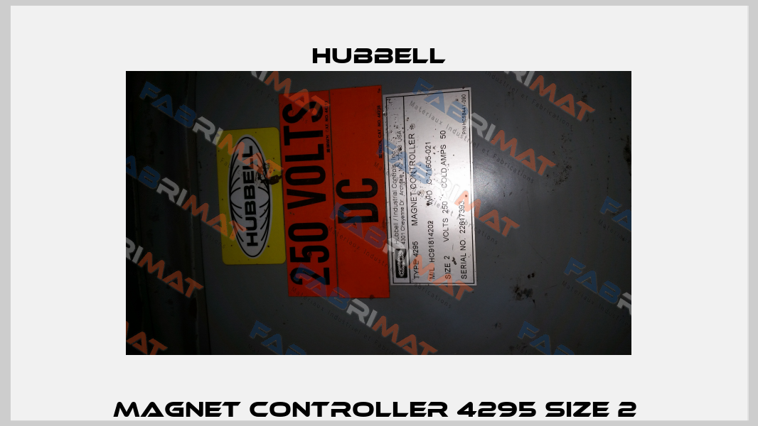 MAGNET CONTROLLER 4295 SIZE 2  Hubbell