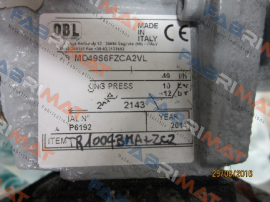 POS NO.333 / P20.1369  Obl