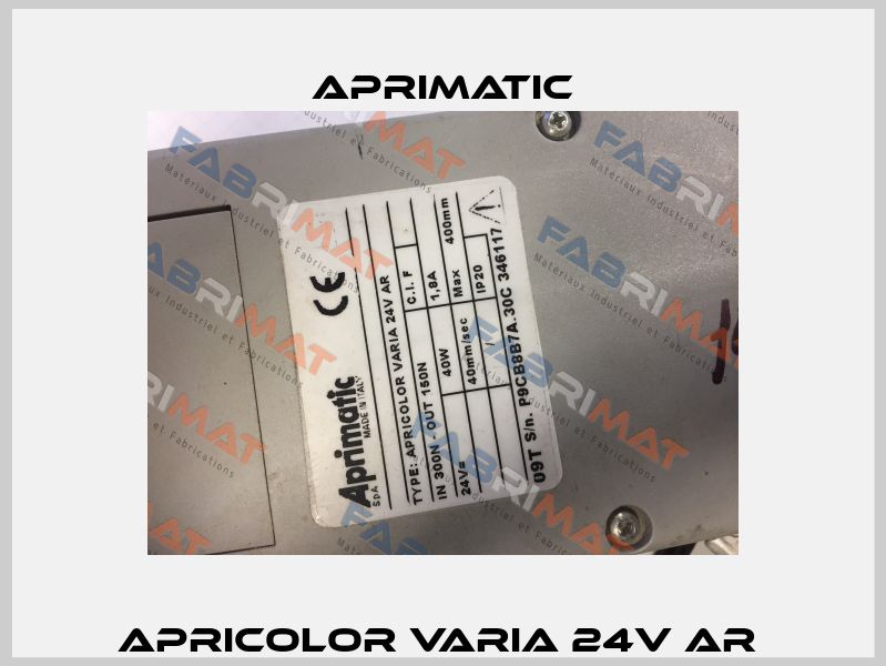 Apricolor Varia 24V AR  Aprimatic