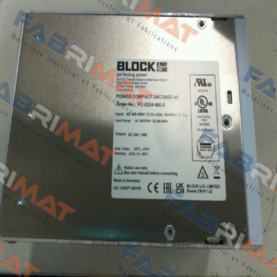 PC-0324-400-0 Block