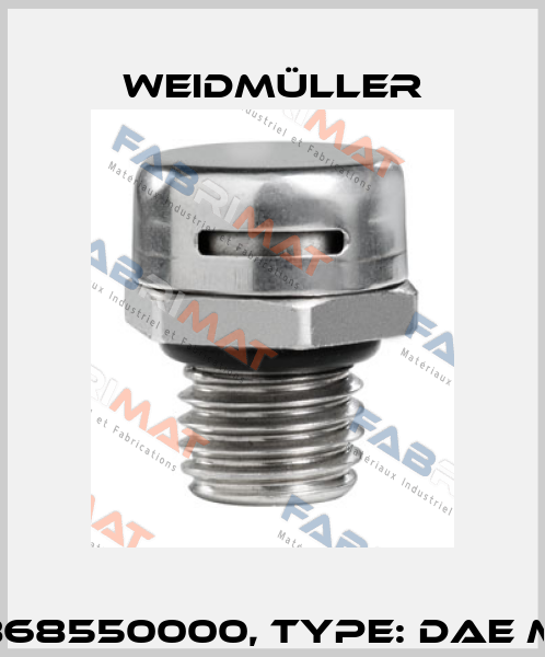P/N: 1868550000, Type: DAE M12 SS Weidmüller