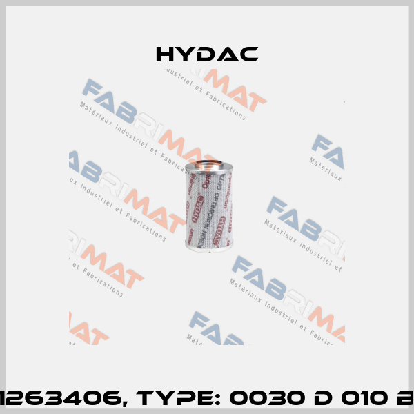 Mat No. 1263406, Type: 0030 D 010 BN4HC /-V Hydac