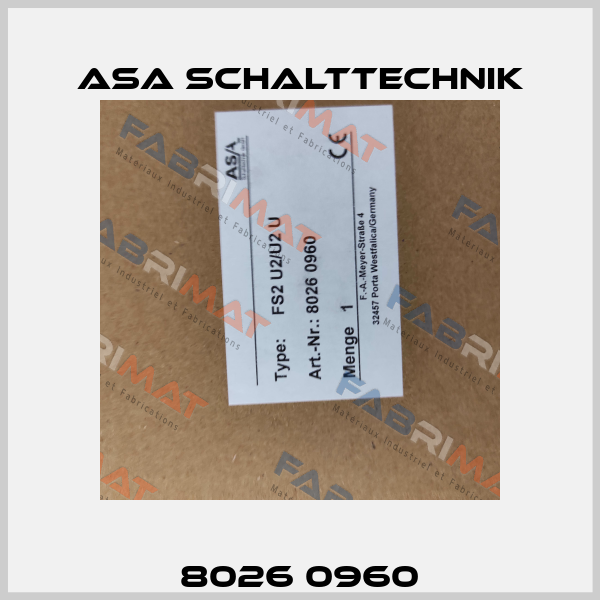 8026 0960 ASA Schalttechnik