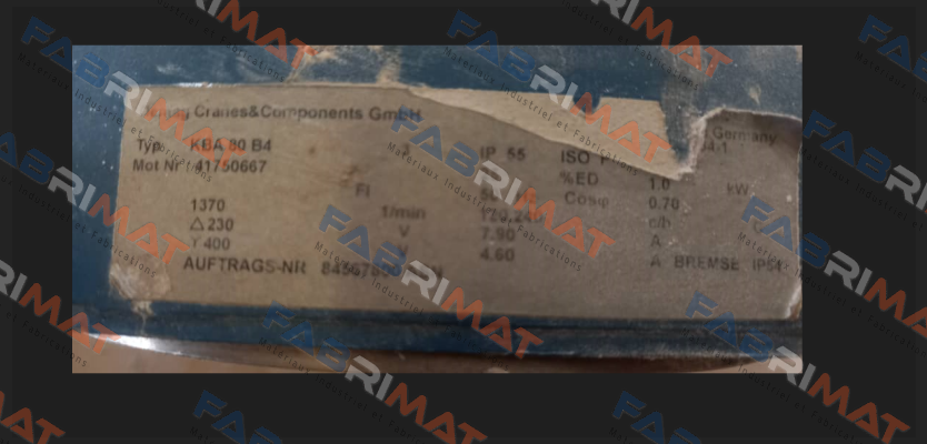 KBA80B4 - 230/400V Demag