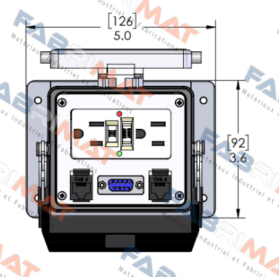 GF-DB9-2RJ45-32 MENCOM