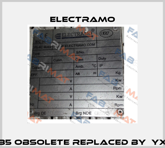1L180M-4B5 obsolete replaced by  YX3-180M4  Electramo
