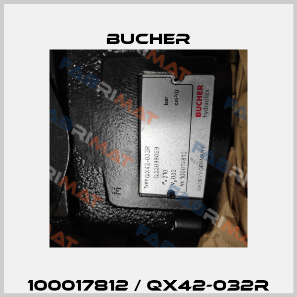 100017812 / QX42-032R Bucher