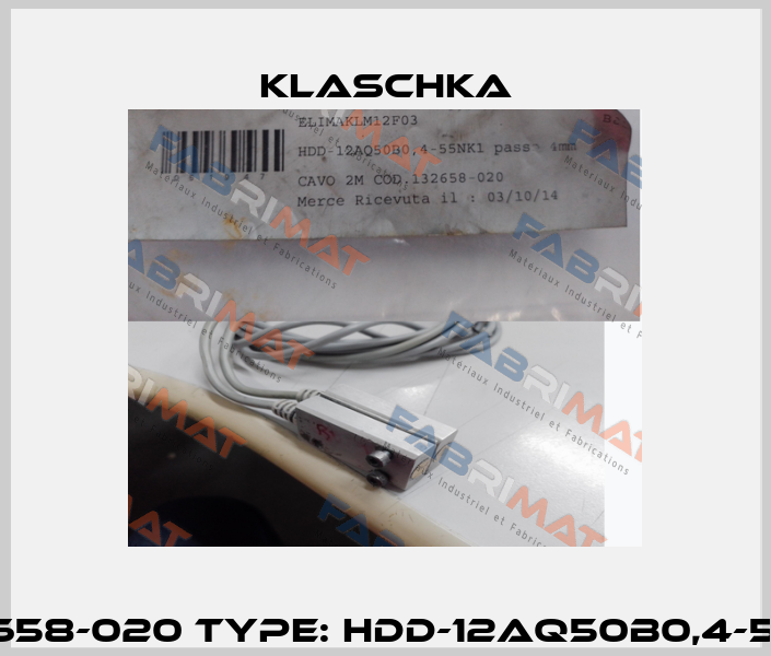 p/n: 132658-020 type: HDD-12aq50b0,4-55NK1 2m Klaschka