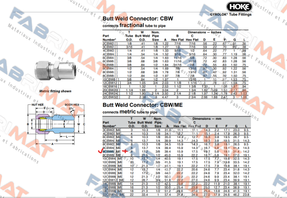 8CBW6-316/MME Hoke