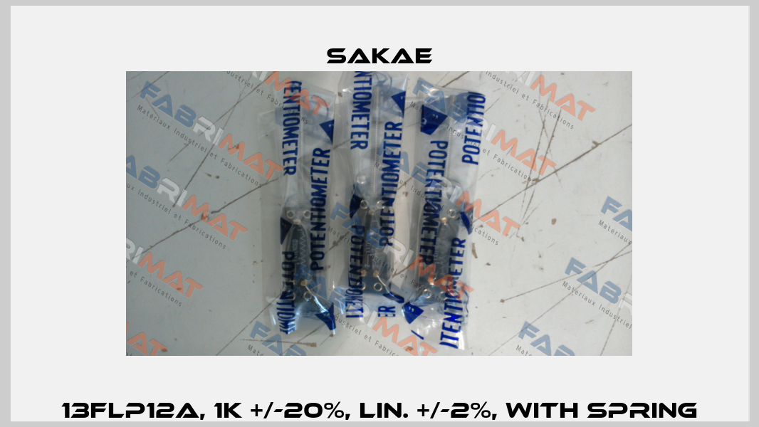 13FLP12A, 1K +/-20%, lin. +/-2%, with spring Sakae