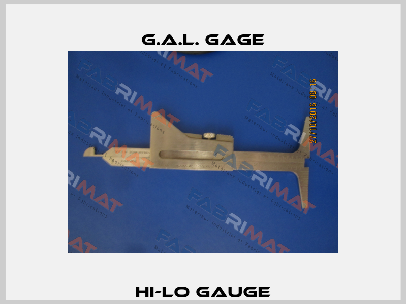 HI-LO GAUGE G.A.L. Gage