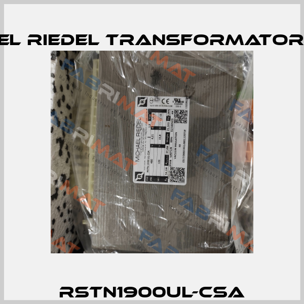 RSTN1900UL-CSA Michael Riedel Transformatorenbau