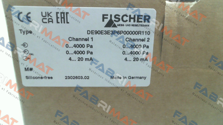 DE90E3E3P6P00000R112 Fischer Mess Regeltechnik