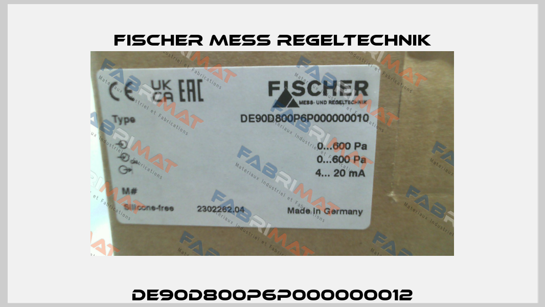 DE90D800P6P000000012 Fischer Mess Regeltechnik
