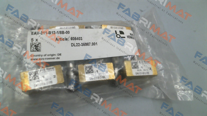 605403 // EAV-211-B12-1/8B-00 Avs Römer