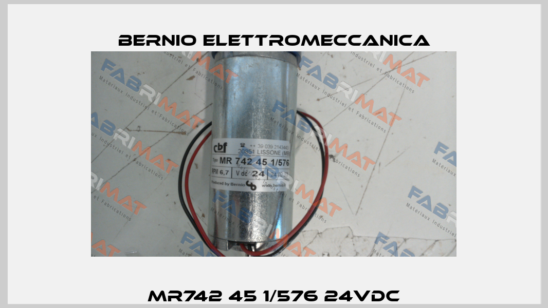 MR 742 45 1/576  24VDC BERNIO ELETTROMECCANICA