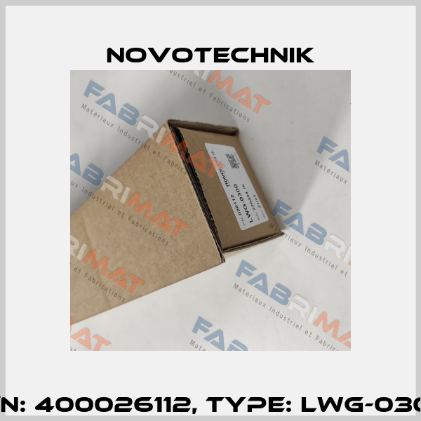 P/N: 400026112, Type: LWG-0300 Novotechnik