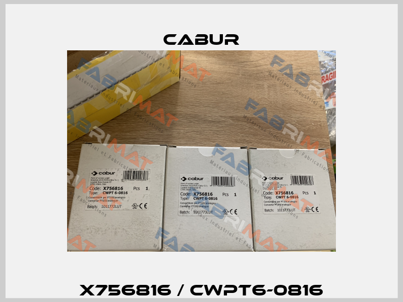 X756816 / CWPT6-0816 Cabur