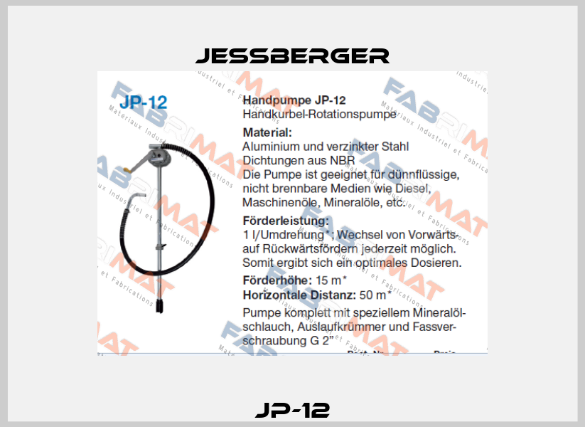 JP-12 Jessberger