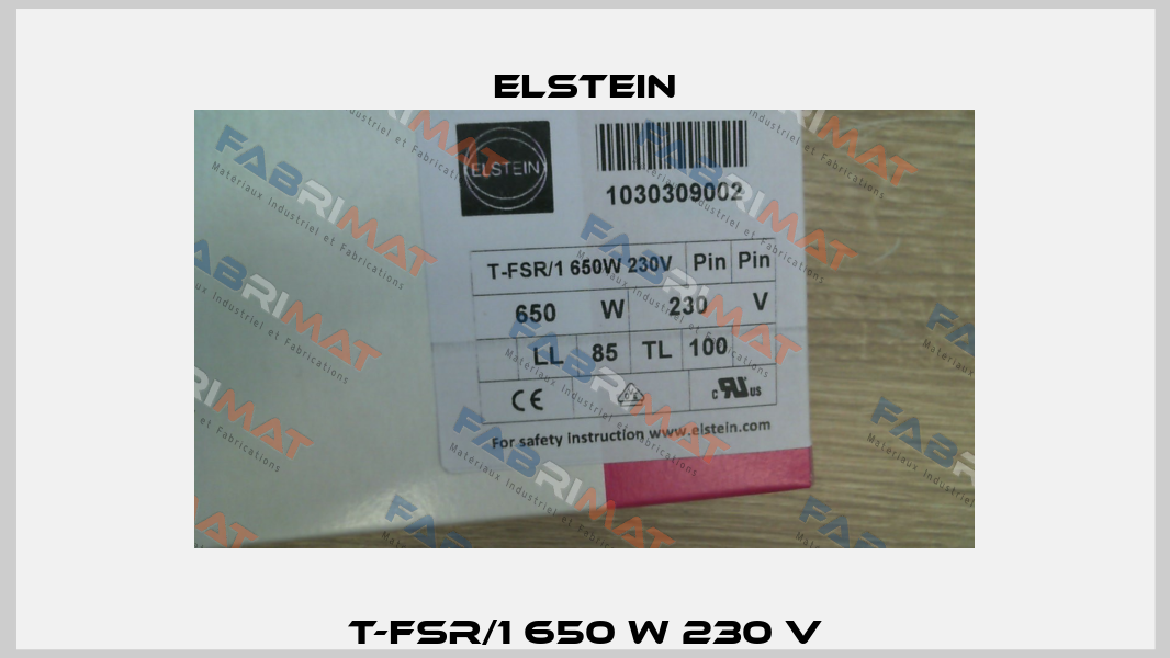 T-FSR/1 650 W 230 V Elstein
