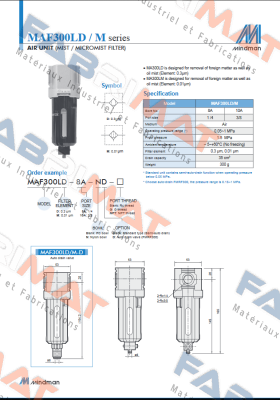 MAF300LD-8A-D Mindman