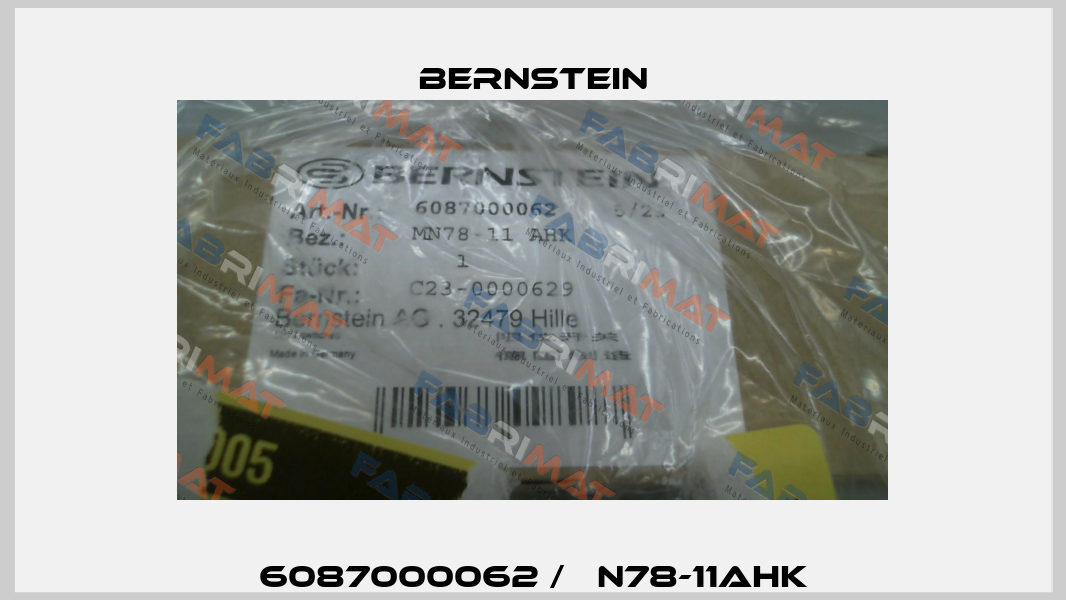 6087000062 / ＭN78-11AHK Bernstein