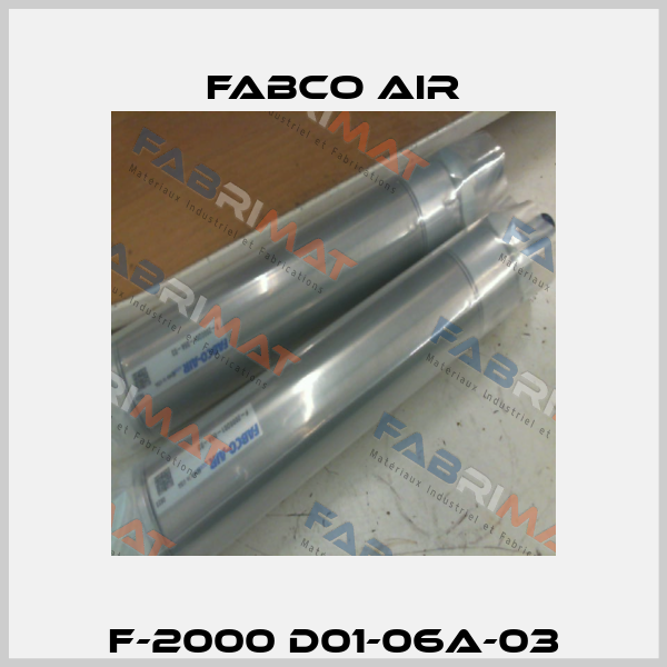 F-2000 D01-06A-03 Fabco Air